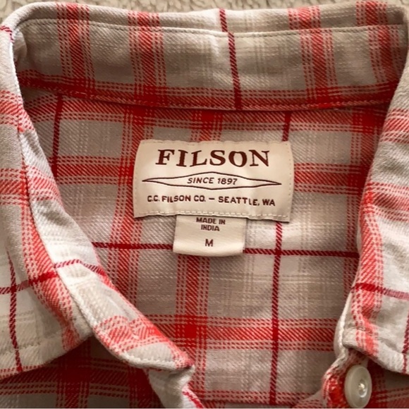Filson Seattle Button Down Flannel Shirt - Picture 2 of 2